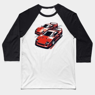 Ferrari F40 Baseball T-Shirt